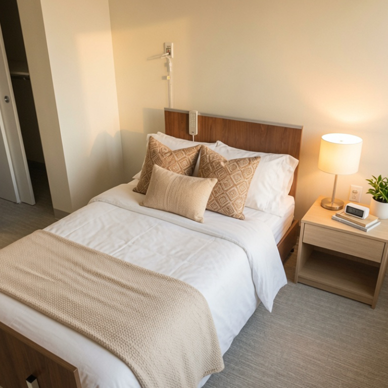 room bed top down sq